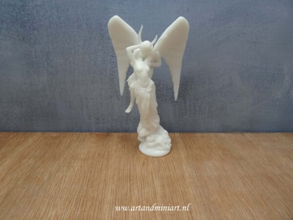 engel duivel, beeld, decoratie, beton, poppenhuis, miniaturen, resin, 3d print