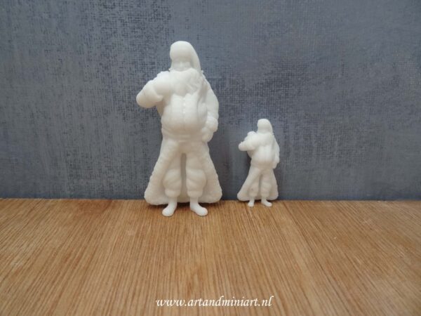 kerstman, kerst, feestdagen, poppenhuis, miniaturen, resin , 3d print , 1:12