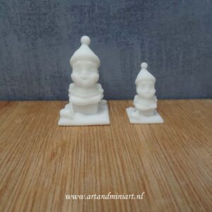 kerst, kerstman, feestdagen, poppenhuis, miniaturen, resin, 3d print, 1:12,