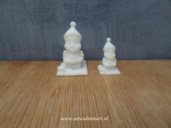 kerst, kerstman, feestdagen, poppenhuis, miniaturen, resin, 3d print, 1:12,