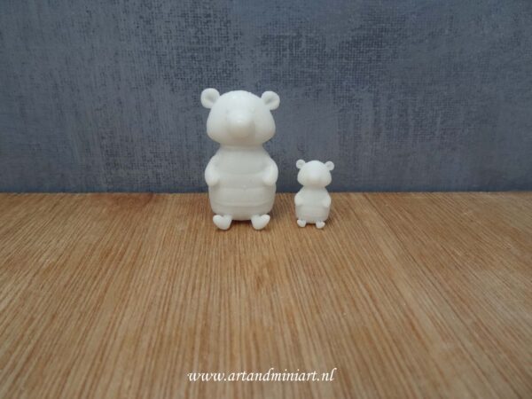 knuffel, kinderen, knuffeldier, knuffelbeest, speelgoed, poppenhuis, miniaturen, resin, 3d print, 1:!2, 1:24