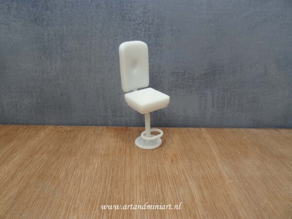 stoel meubulair, kruk, barkruk, poppenhuis, miniaturen, resin, 3d print,