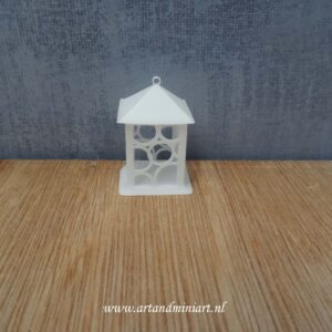 lantaarn, modern, poppenhuis, windlicht, miniaturen, 1:12, resin