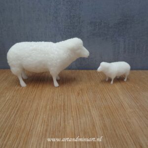 schaap , lam, ooi, ram, poppenhuis, boerderij, miniaturen, resin, 3d print , 1:12, 1:24