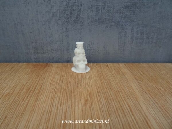 skull, horror, schedel, poppenhuis, miniaturen, resin, 3d print, resin,1:12