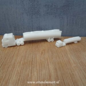 vrachtwagen, vrachtauto, poppenhuis, speelgoed, miniaturen, kinderen, jongen, meisje, resin, 3d print ,1:12, 1:24