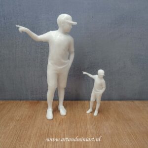 jongen, poppenhuispop, modern, resin, 3d printer, 1:12, 1:24