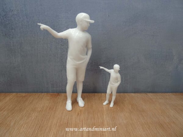 jongen, poppenhuispop, modern, resin, 3d printer, 1:12, 1:24