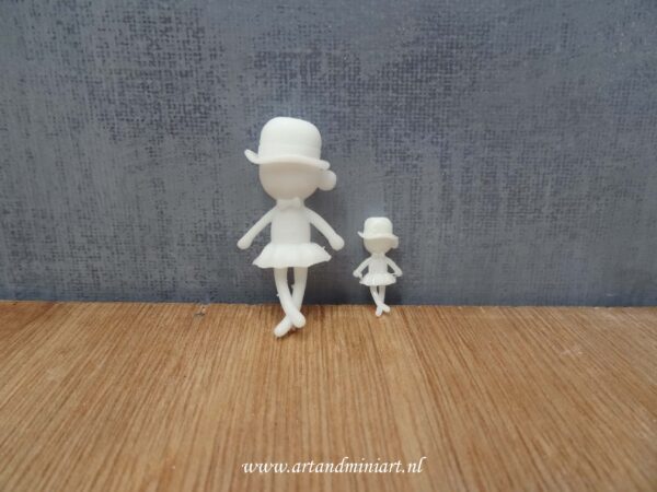 pop, lappenpop, speelgoed, kinderen, poppenhuis, miniaturen, resin, 3d print, 1:12, 1:24