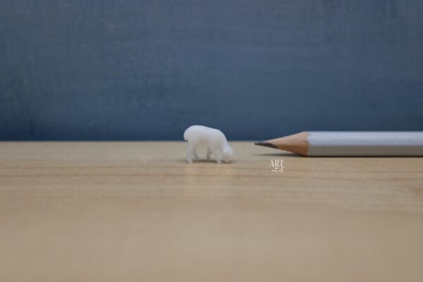 1:24 miniatuur lammetje, miniatuur dieren