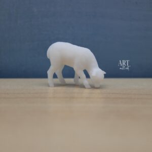 1:12 lammetje, miniatuur dieren, schaapje