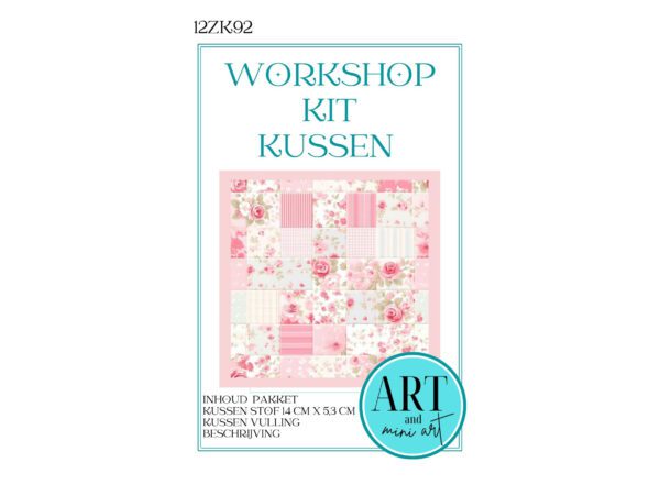 1:12 miniatuur kussen , 1:12 patchwork