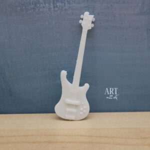 1:12 muziekinstrument, miniatuur bas gitaar