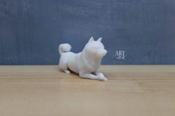 1:12 miniatuur hond, miniatuur shiba inu