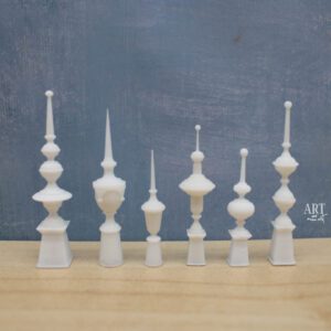 1:12 finials