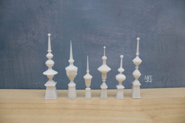 1:12 finials