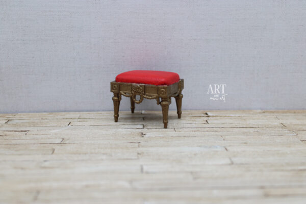 hocker 2 rococo stijl - Afbeelding 2